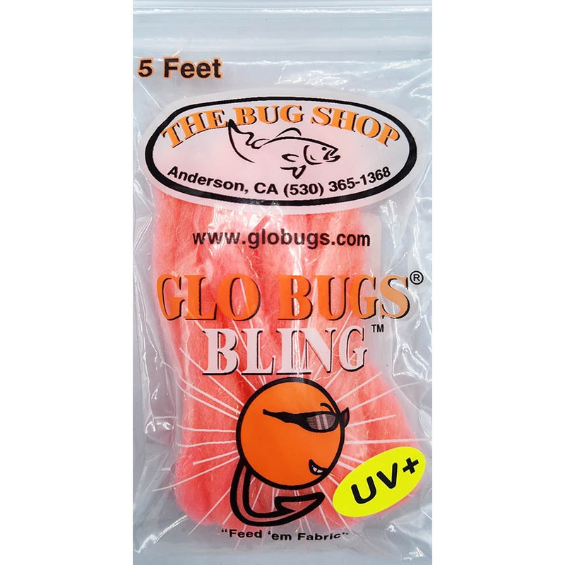 Glo Bugs Bling  Yarn – Salmon Egg 5′