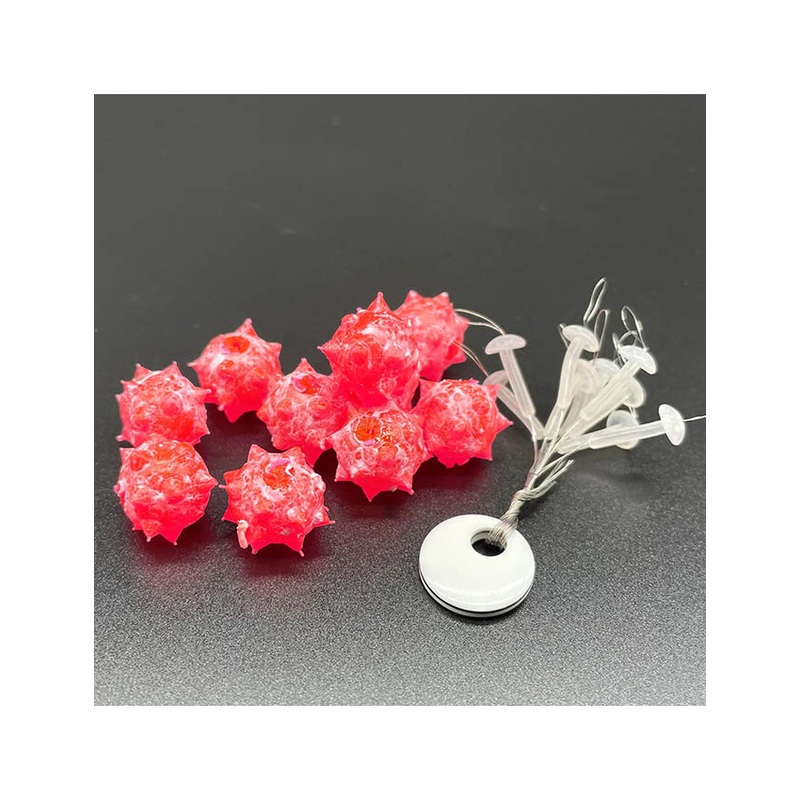 BNR Tackle BurrBeads – Mottled Red