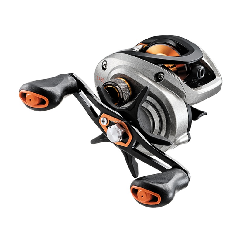 Daiwa CA80HS CA Baitcast Reel, RH, 80 Size, Aluminum Frame, Extreme low profile, 7.5:1 ratio