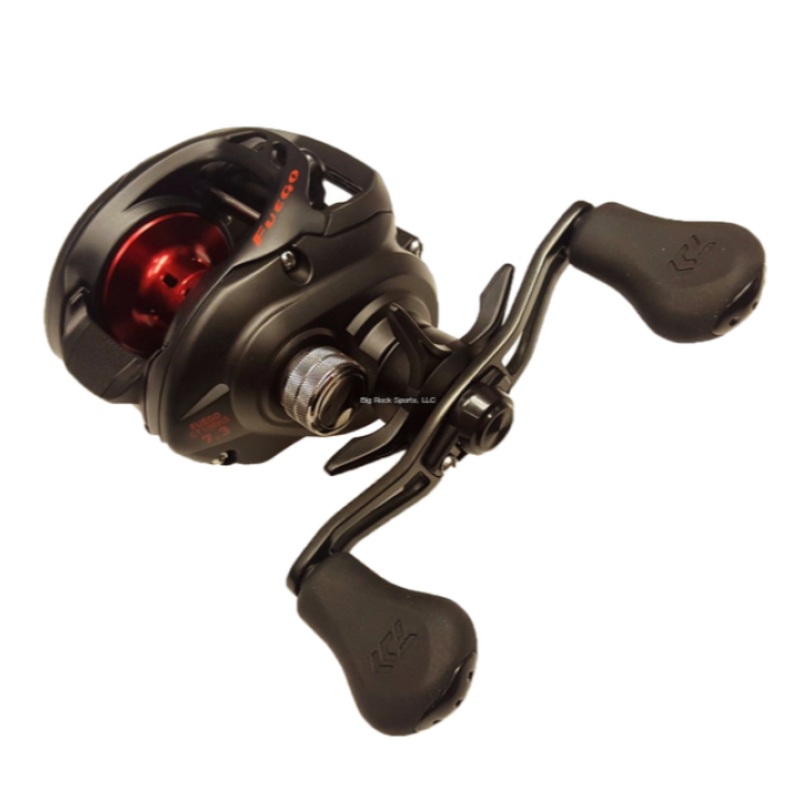 Daiwa FGCT100HS Fuego High Speed Low Profile Baitcast Reel, RH, 100 size, 5BB 1 RB, 7.3:1 ratio, 120 yds 14#