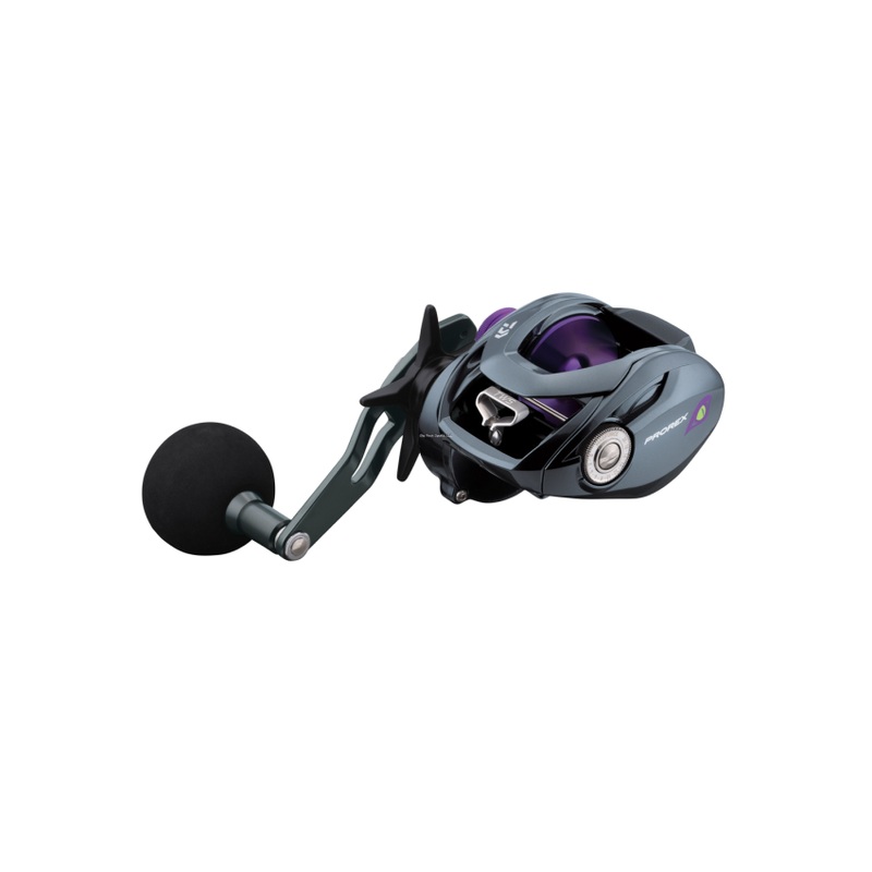 Daiwa PRX400H-P ProRex Baitcast Reel, RH, 400 size, 7.1:1 ratio, Power handle, 7BB(2 CRBB & 5BB)+1, 220 yds 17lb mono