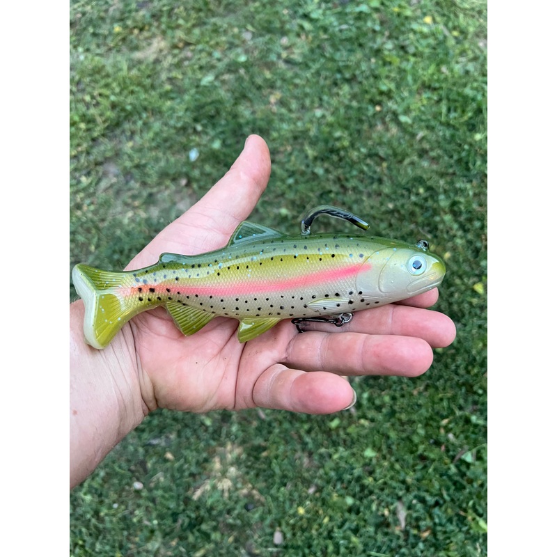 7 Rainbow Trout XL 3D Swimbait (6 oz)