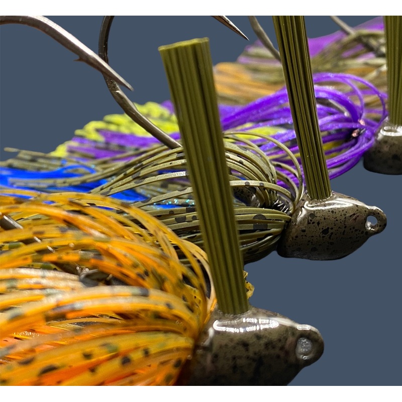 Flipping Jig|3/8 oz|1/2 oz|Luau|Magic Craw|Big “O”|Swamp Juice|Pumpkin Spice|Envy|GP Flash|Ol’ Skool|Black Sapphire|Black Cherry