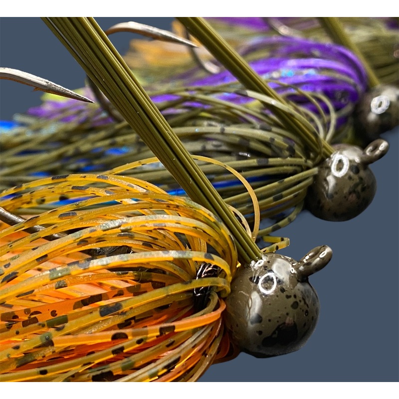 Football Jig|3/8 oz|1/2 oz|Luau|Magic Craw|Big “O”|Swamp Juice|Pumpkin Spice|Envy|GP Flash|Ol’ Skool|Black Sapphire|Black Cherry